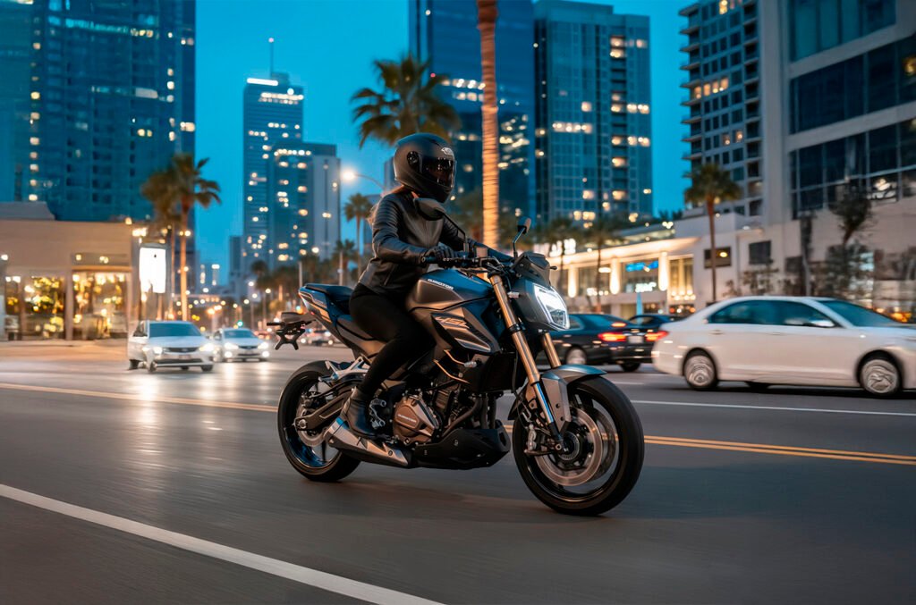 Motocicleta estilo naked SRK 450 C
