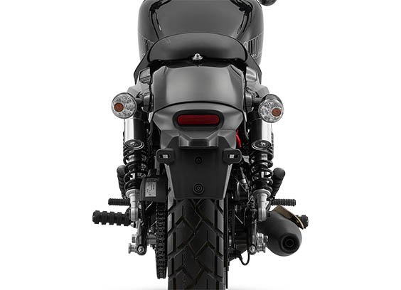 Diseño trasero compacto con carácter cruiser
